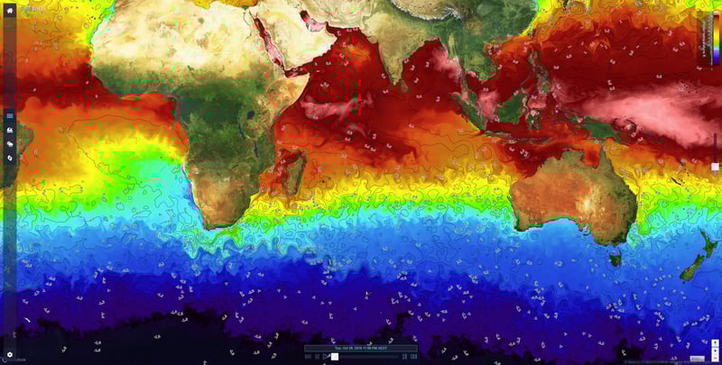 Sea Surface temperature and height